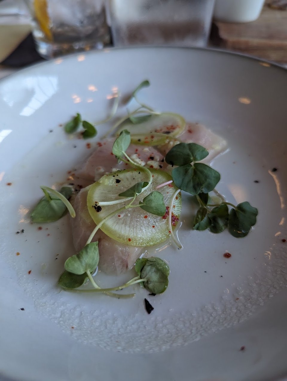 Yellowtail Hamachi Crudo GF
